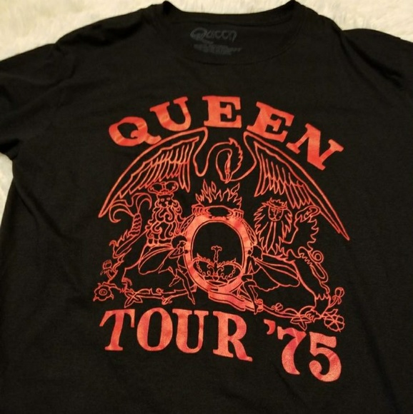 queen tour 1975 t shirt